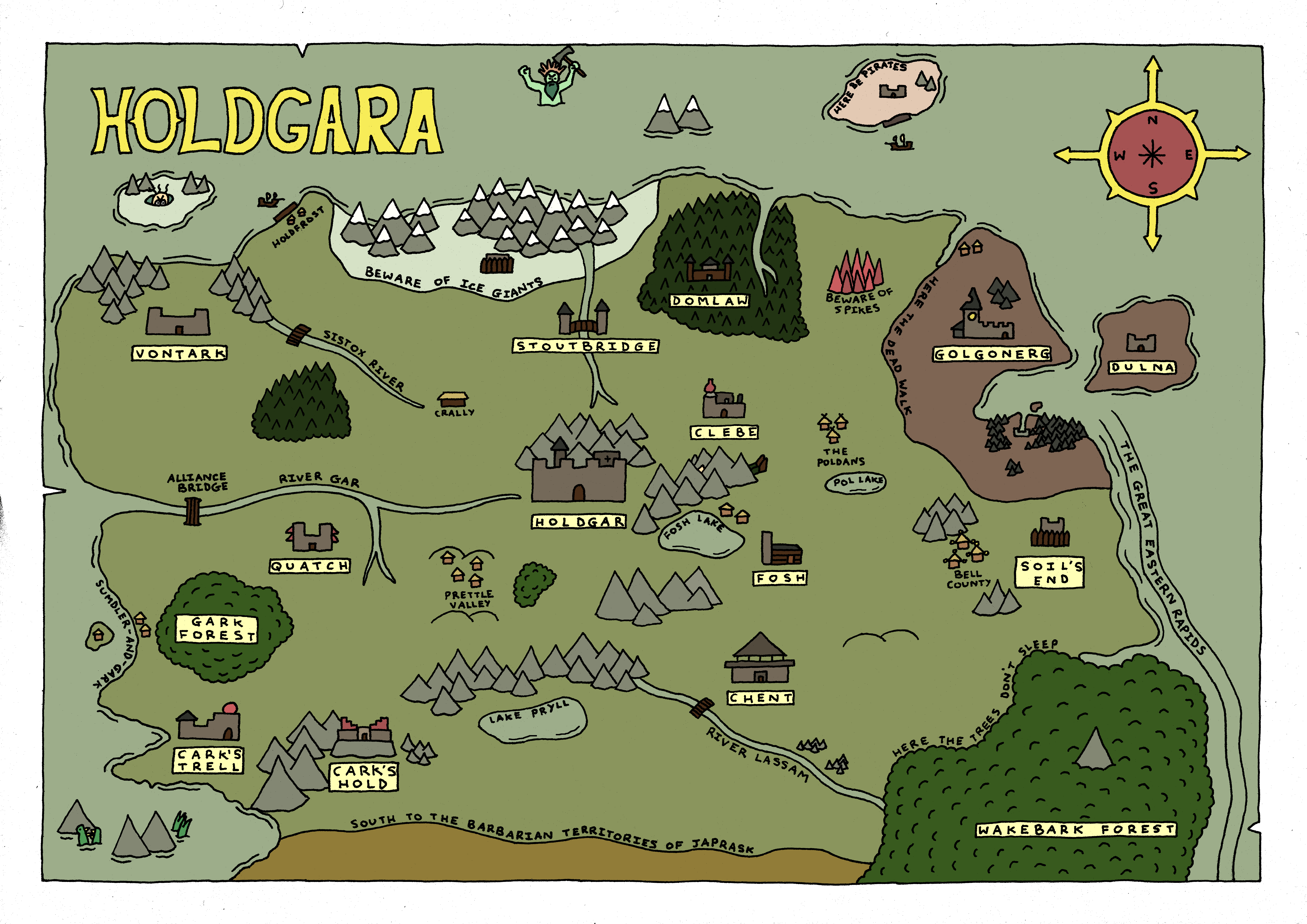 sepia map