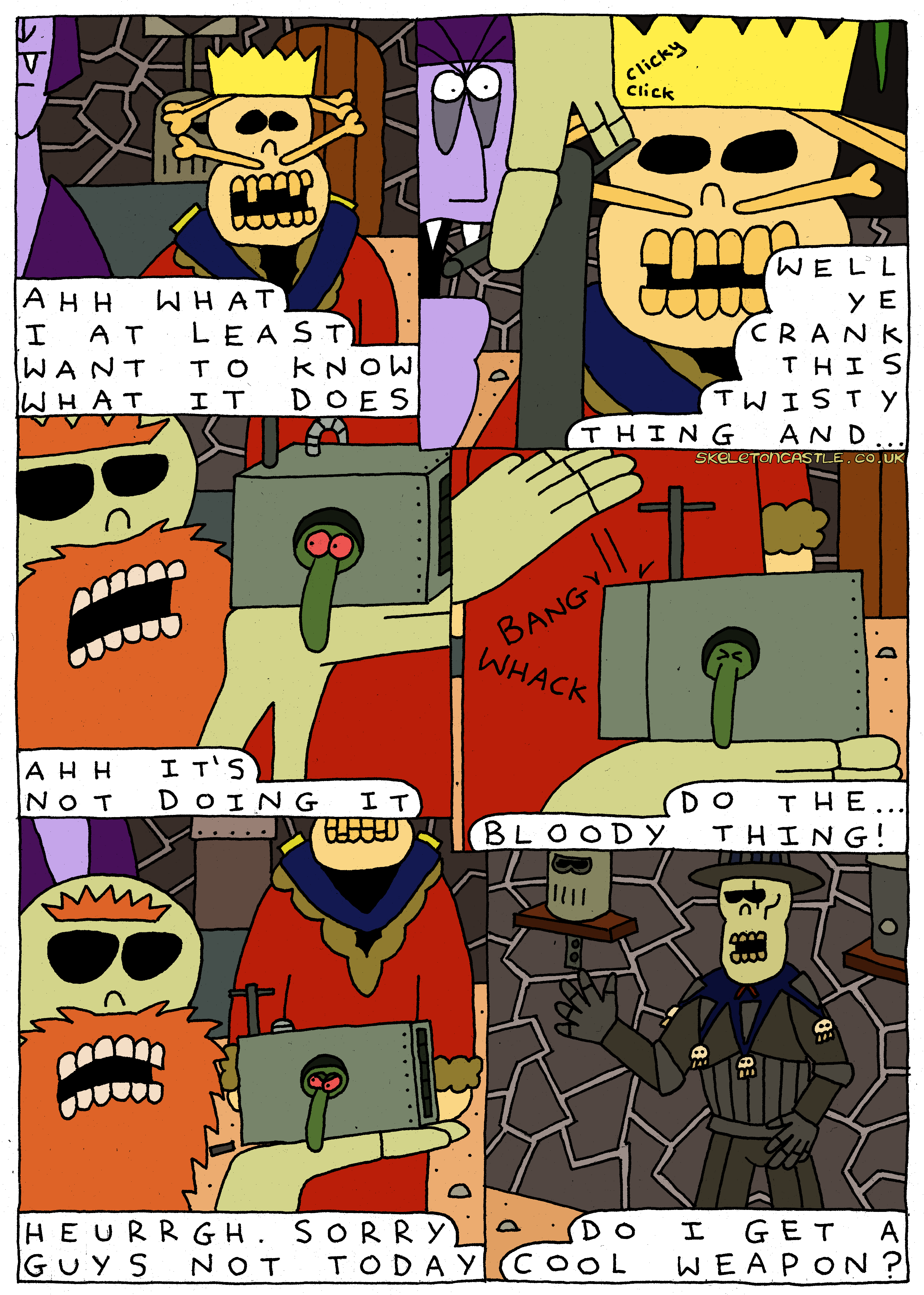 Burgo shows off a thing