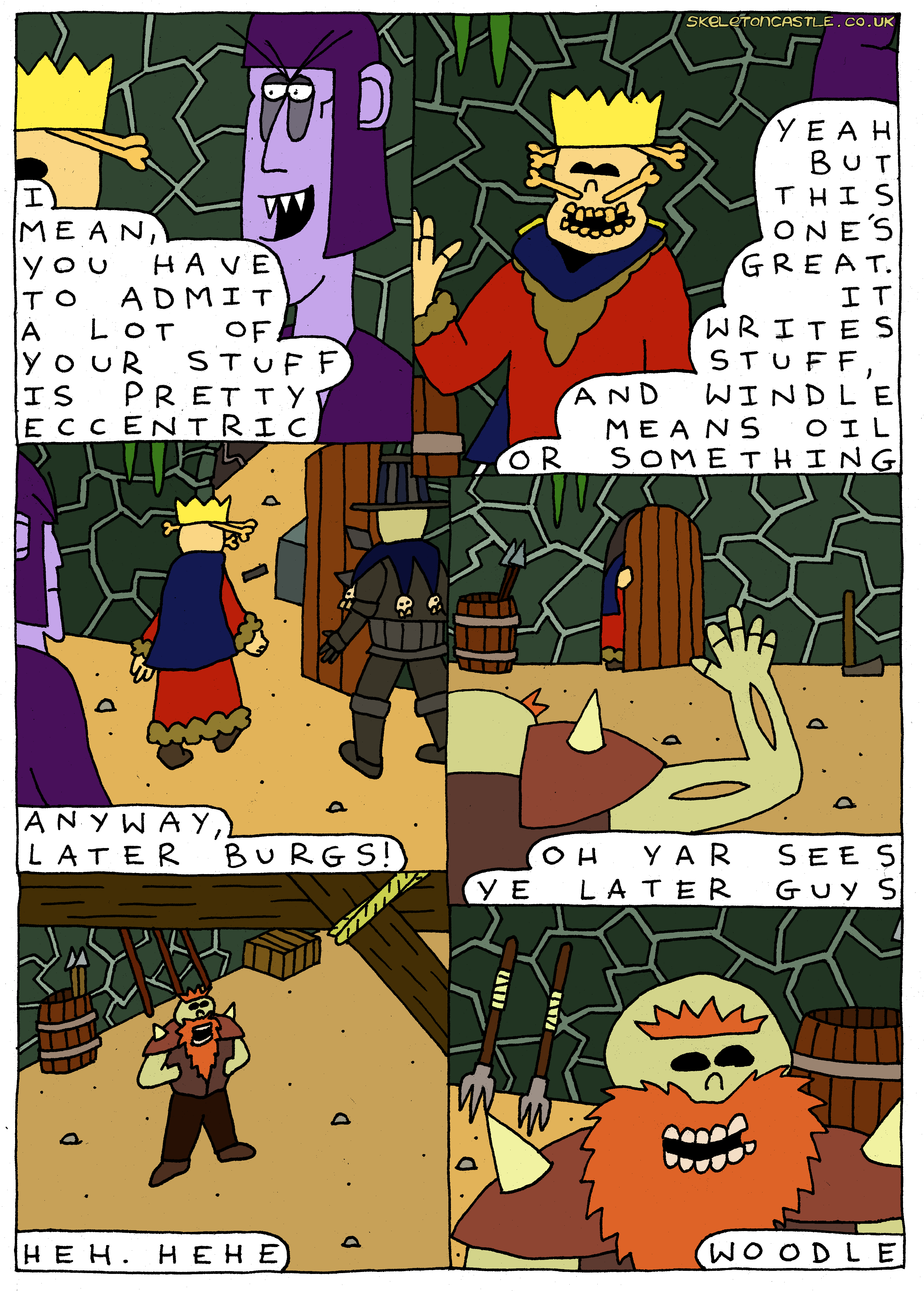 The gang heads off to the executions