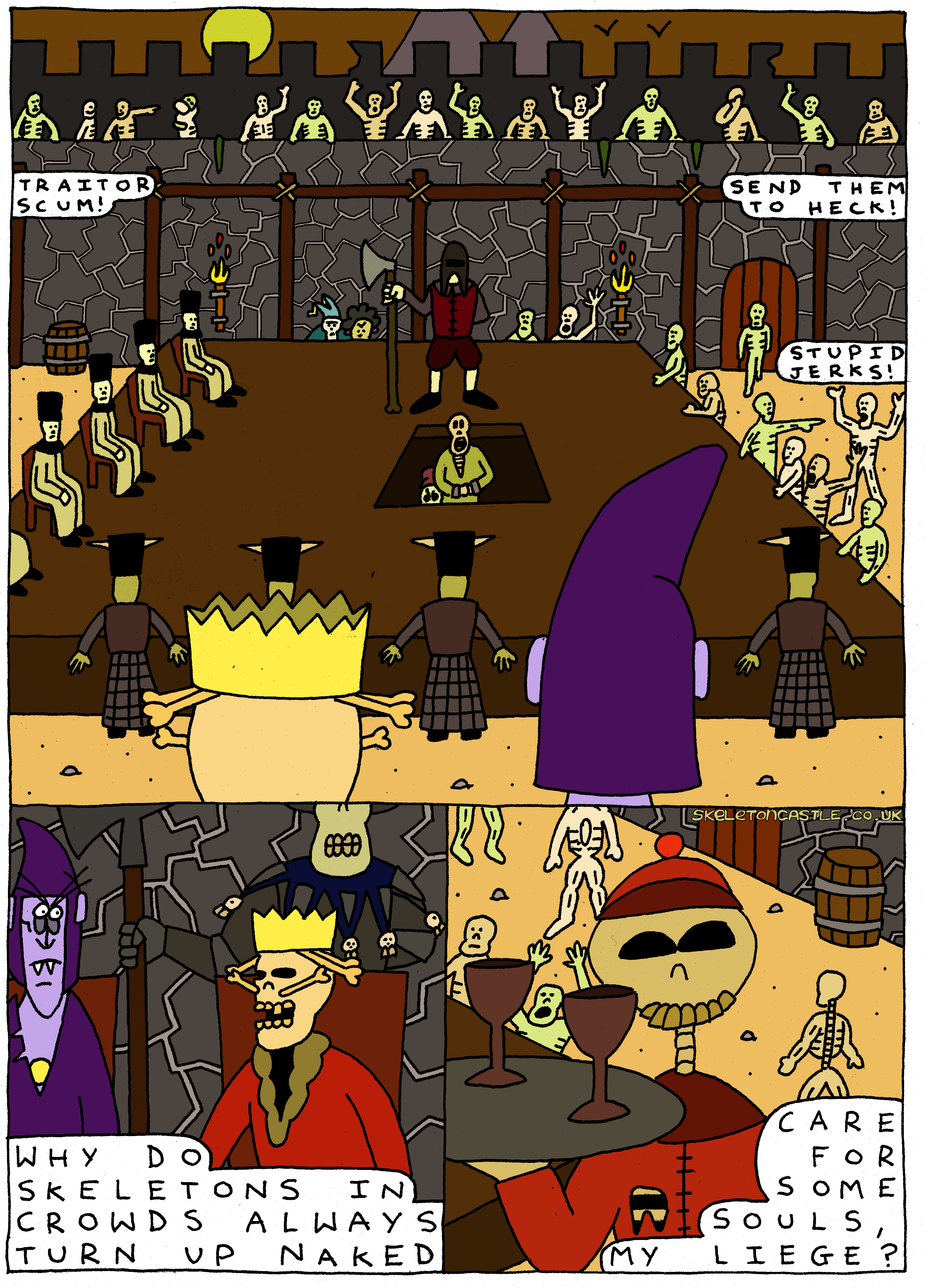 skurgen and zadgar are together at the execution arena