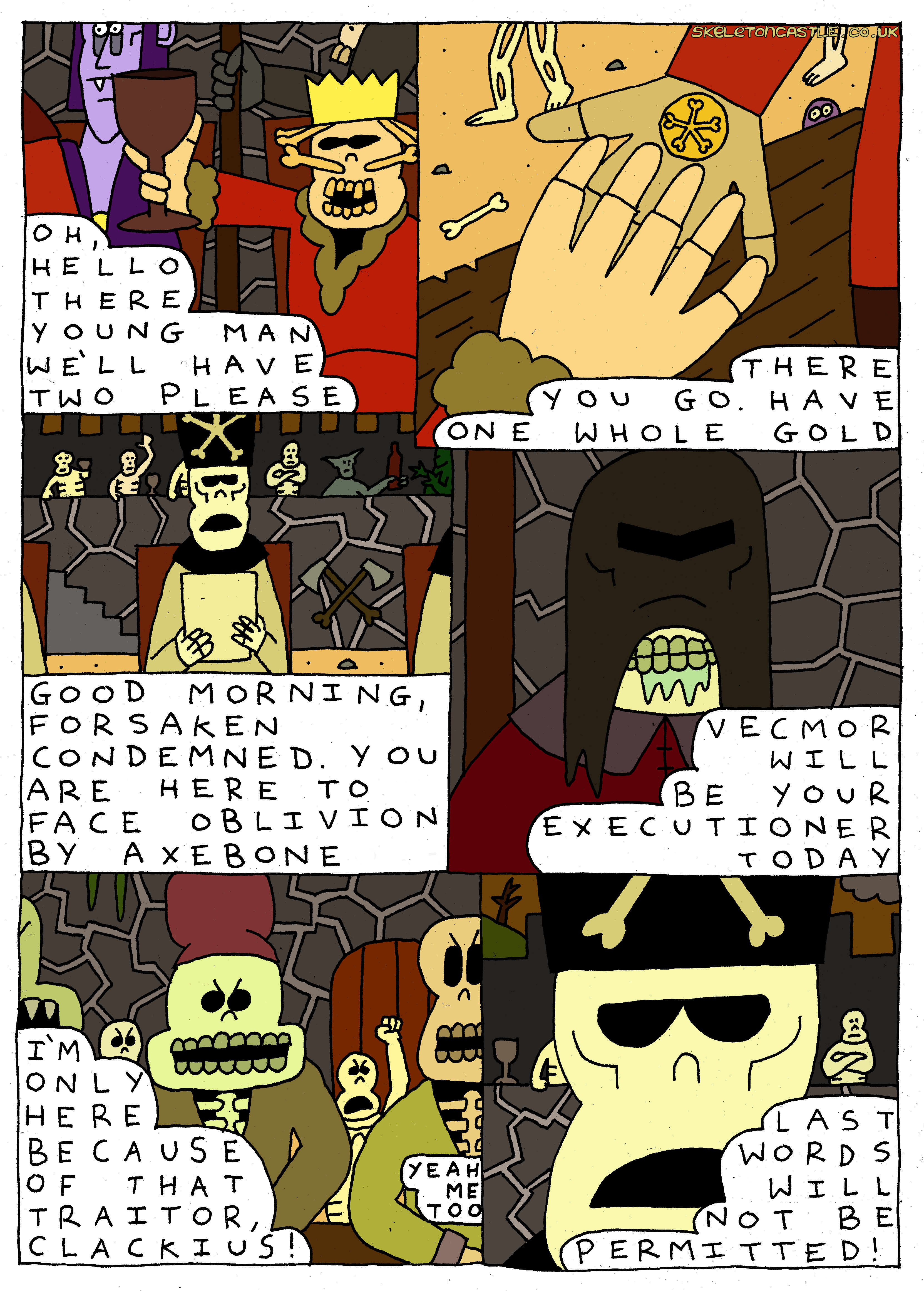 skuurgen buys some souls and the sentenced are led forth