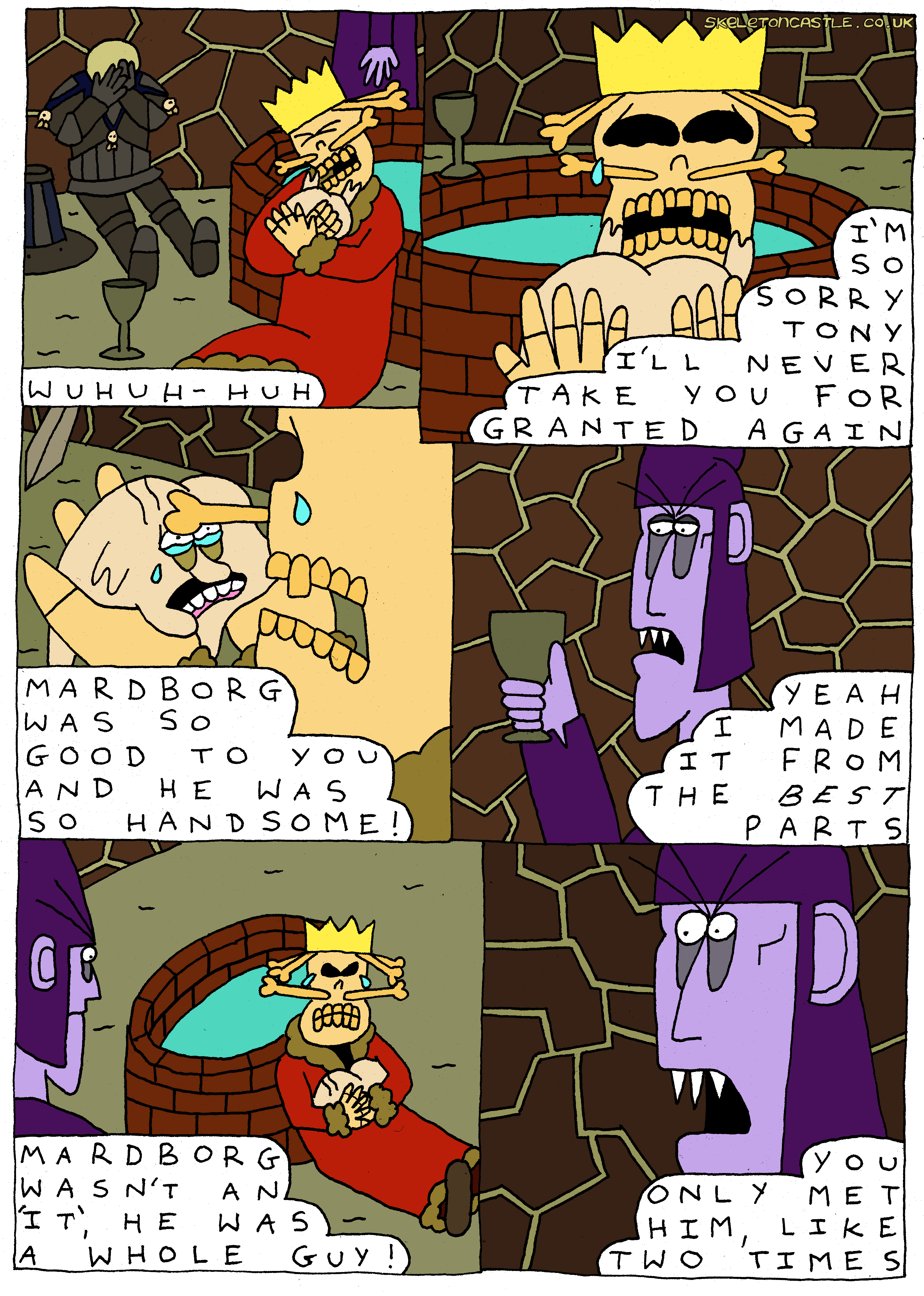 the gang mourns Mardborg