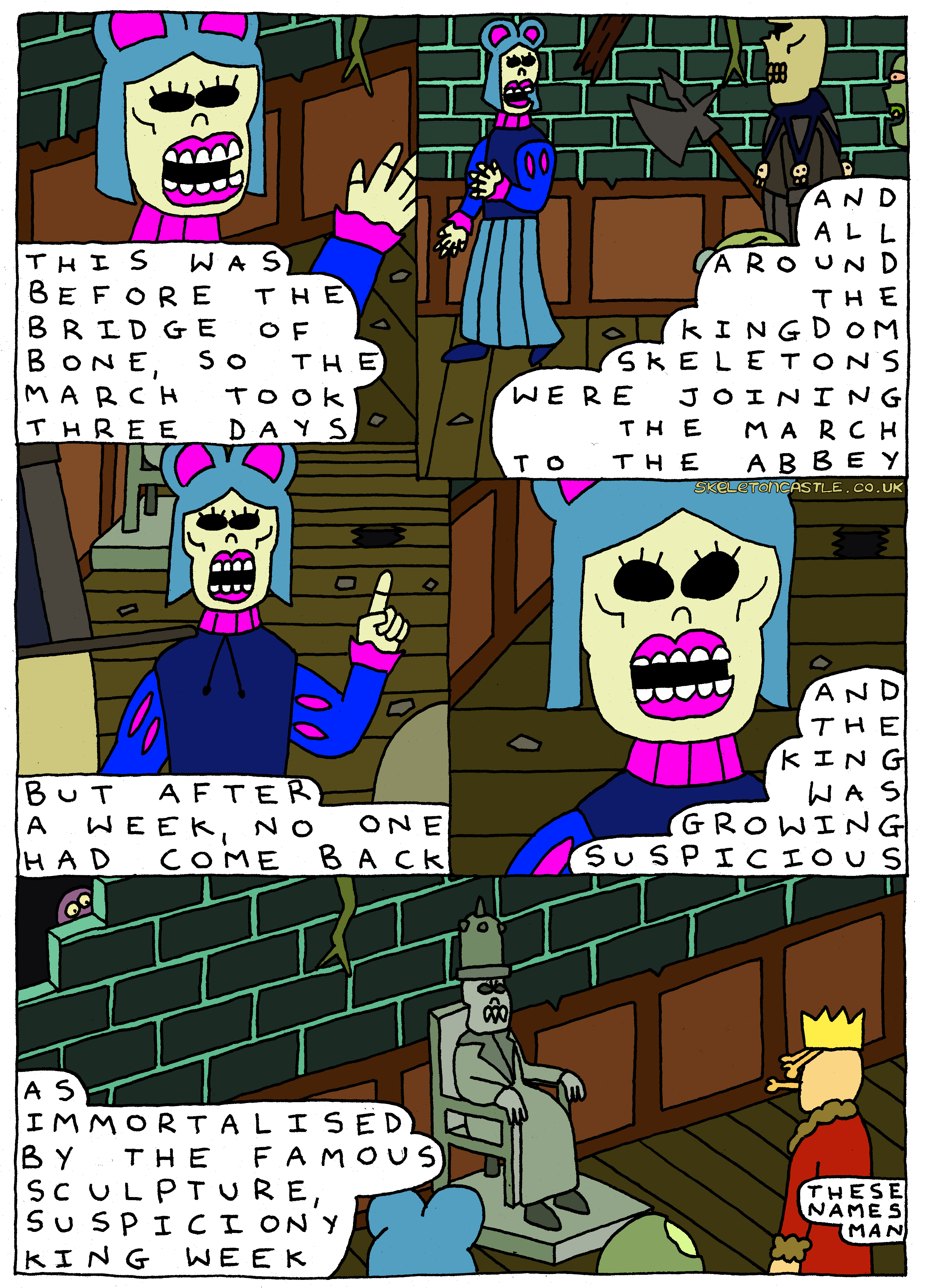 we learn about the nervous king