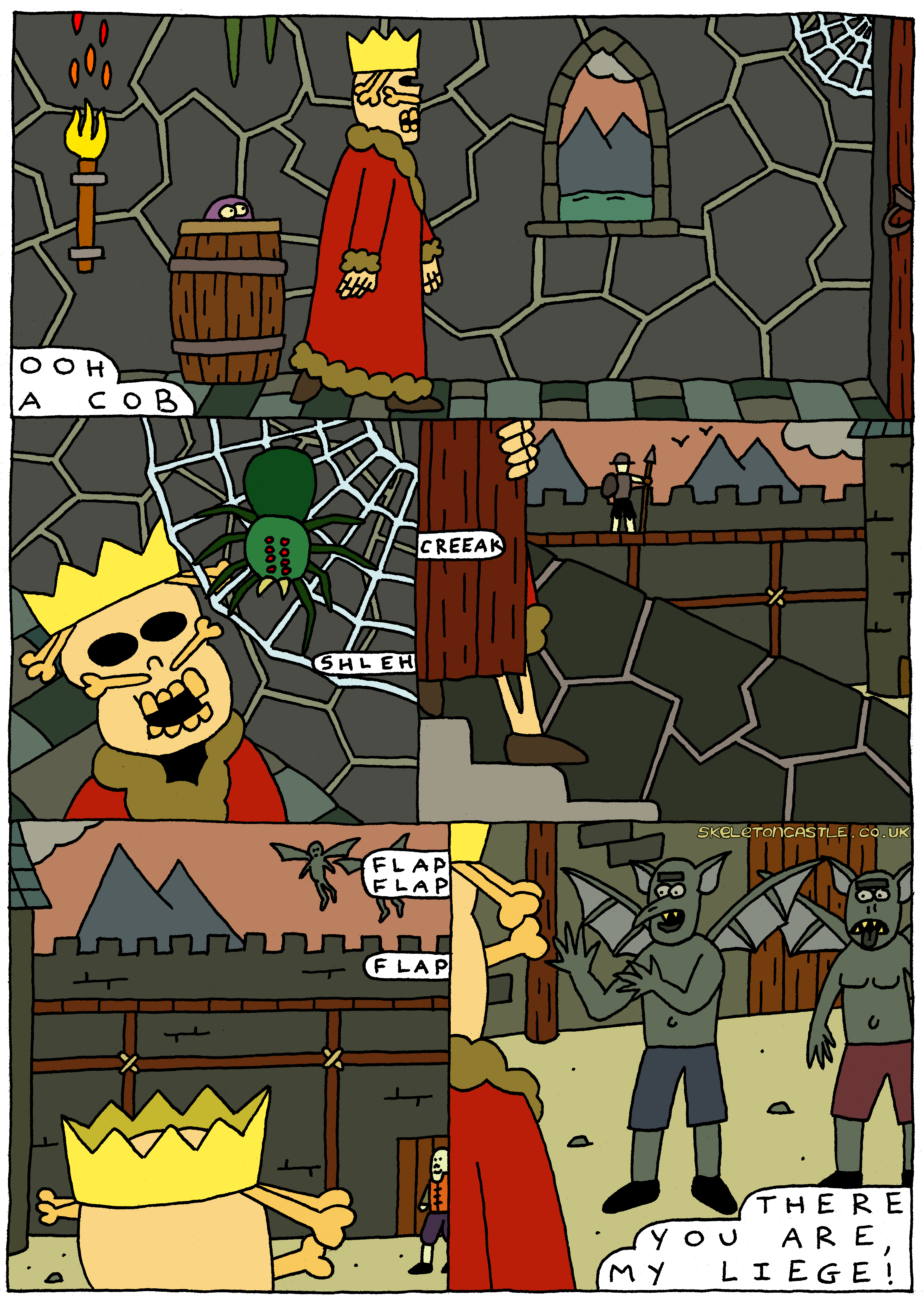 skurgen meets the gargoyles