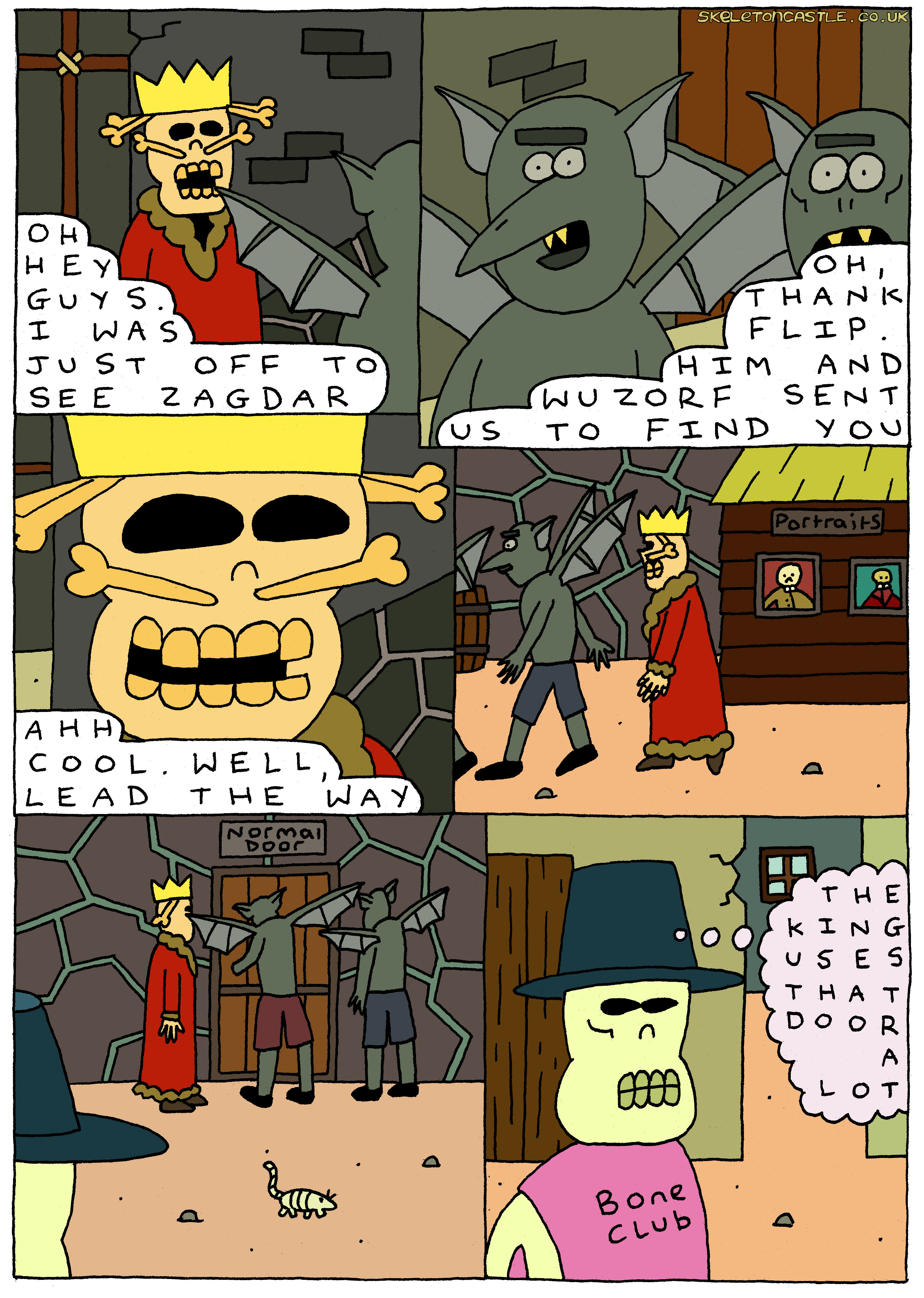 the gang heads off to find Zadgar